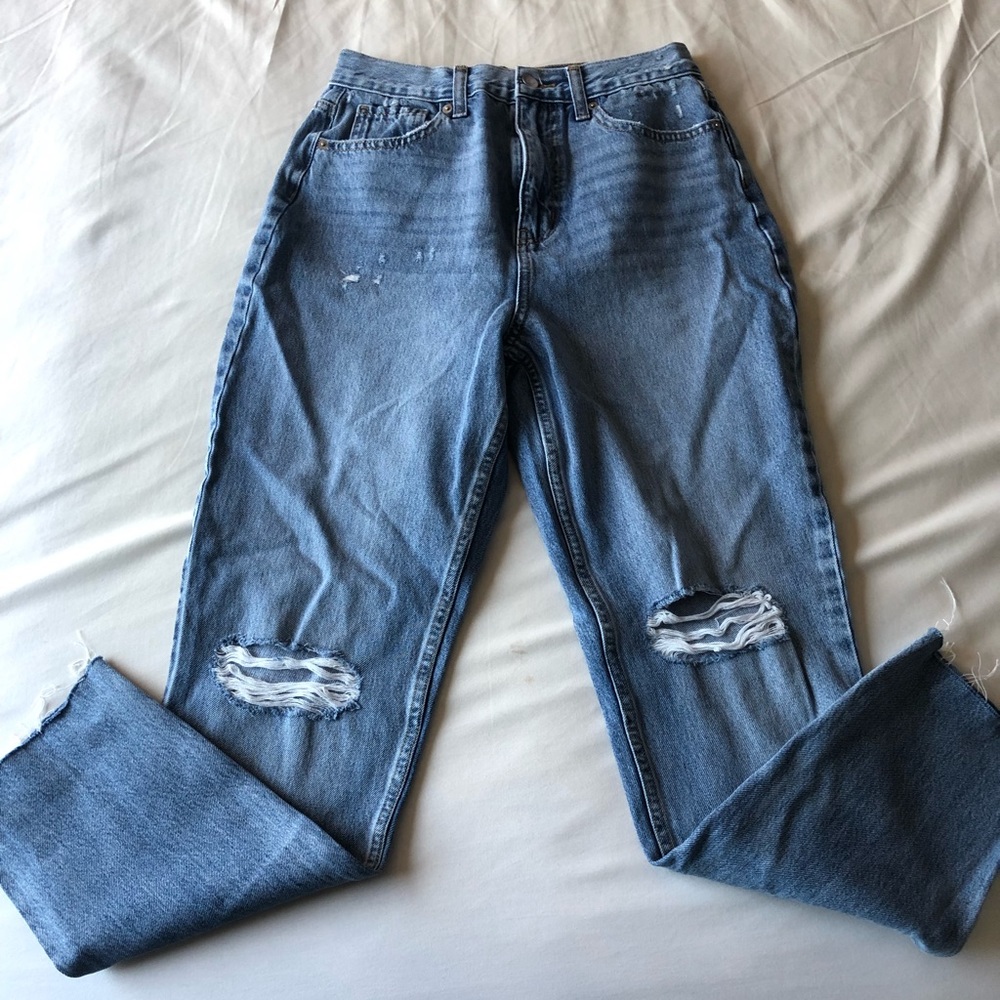 High rise mom jeans